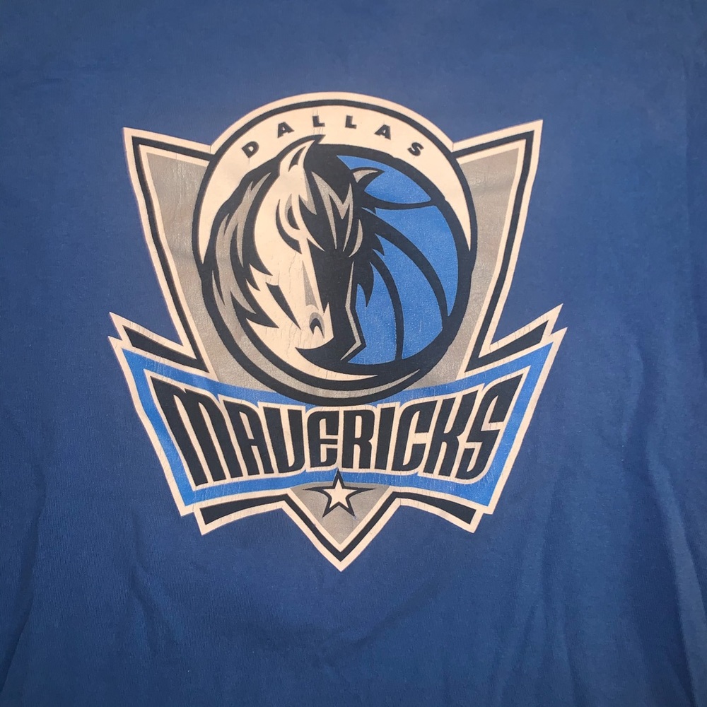 Youth Majestic Mavericks Dirk Nowitzki T Shirt L - Picture 2 of 4
